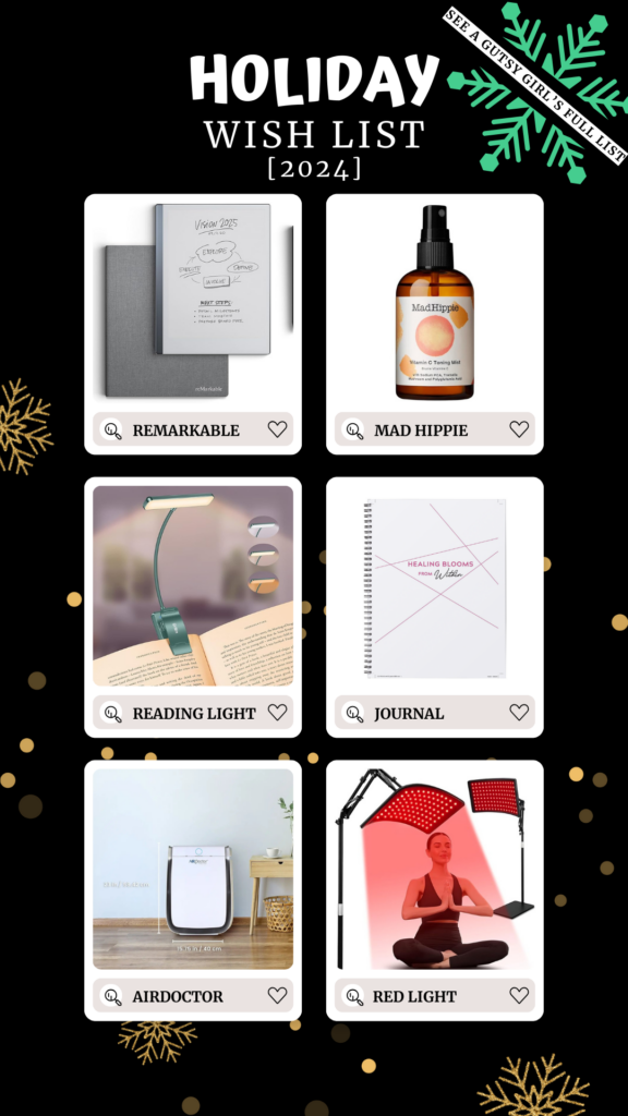 A Gutsy Girl's Holiday Wish List [2024] agutsygirl.com