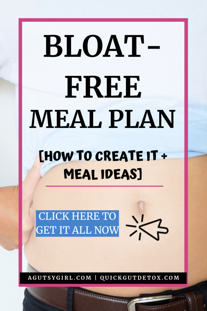 Bloat Free Meal Plan agutsygirl.com