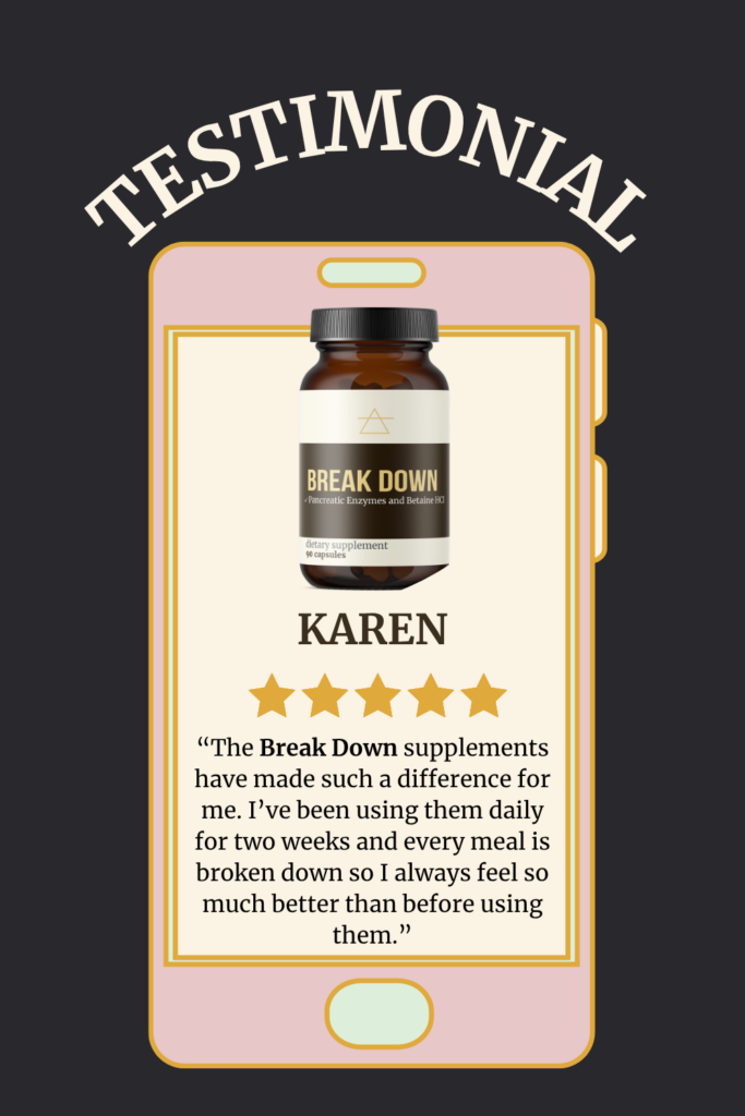 Break Down testimonial guthealingsupplements.com